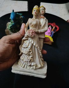 Wedding Couple &amp; Dolphin Figurines
