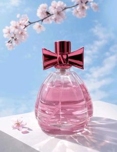 Charming Pink Bow Perfume Bottle