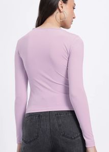 Pastel Lilac Long Sleeve Top