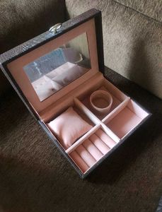 Elegant Jewelry Box with Mirror