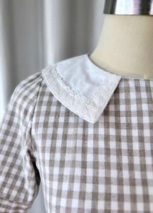 Cute Gingham Midi Dress