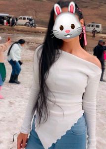 Chic One-Shoulder Long Sleeve Top , trendy
