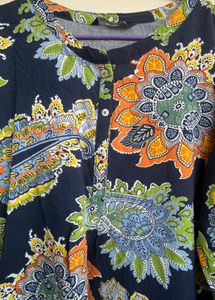Boho Paisley Print Kurta