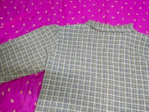 Classic Checked Ethnic Jacket