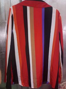 Boohoo Multicolor Striped Shirt