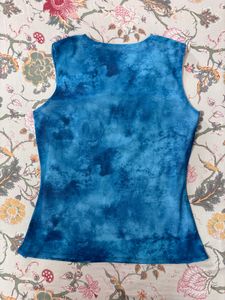 y2k Mermaidcore cowl neck top