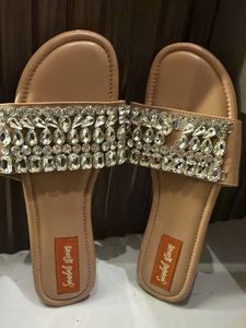 Embellished Flat Sandals