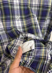 Men's Plaid Button-Down Shirt