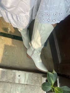 White Cowboy Boots