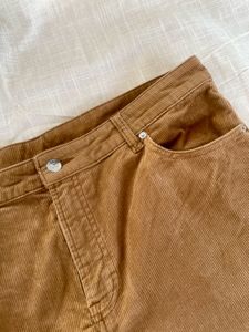 Brown Corduroy Flare Pants