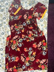 Multicolour crepe suit ( kurti)