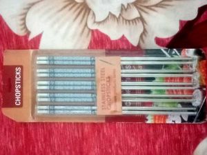 Stainless Steel Chopsticks And Straw Pipe