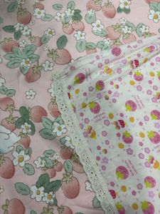 strawberry cotton mini lolita dress
