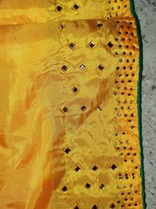 Yellow &amp; Green Salwar Kameez Set