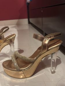Rose Gold Heels 5 Inches