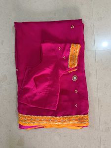 heavy work saree