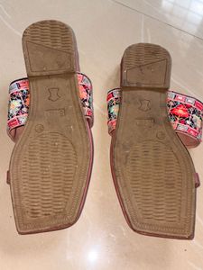 Embroidered Ethnic Flats