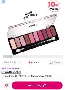 Nykaa Pink Eyeshadow Palette