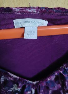 Purple Ruffle Top