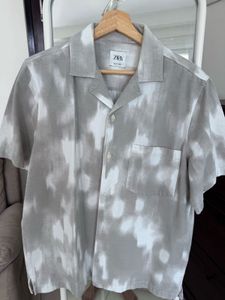 Zara Tie-Dye Short Sleeve Shirt