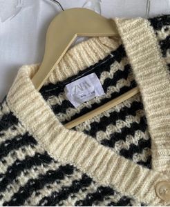 Cozy Striped Knit Cardigan