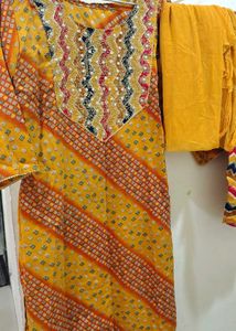 Elegant Yellow Kurta Set with Dupatta