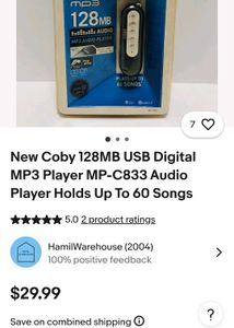 Coby imported MP3 player
