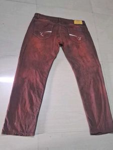 Stylish Red Wash "New Generation" Jeans of 1