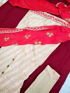 Elegant Kurta pant and dupatta with gotta patti be