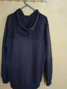classic navy blue hoodie