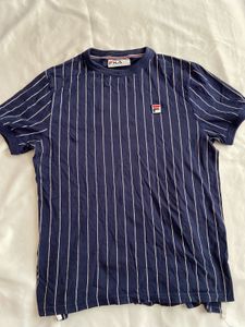 FILA Navy Striped T-Shirt 🧿
