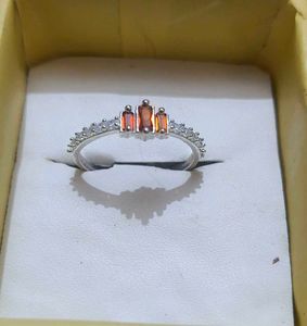 Elegant Gemstone Ring pure silver