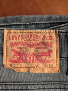 Levi's Classic Grey Wash Denim Jeans