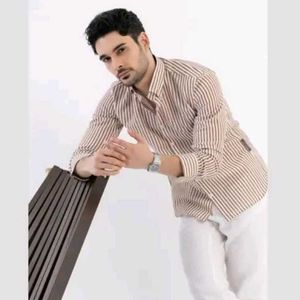 Men's Striped Casual Shirt
