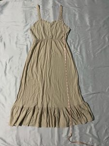 Boho Ruffle Midi Dress