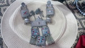 Afgani Earings And Necklace Set