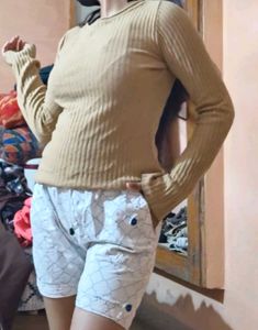 Ribbed Long Sleeve Top