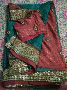Nice Combination Saree