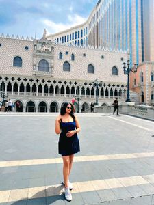 Elegant Navy Blue Mini Dress (frock)