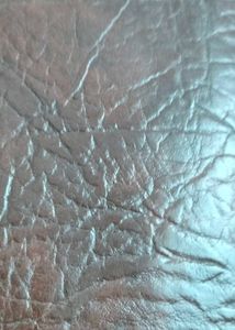 Brown Faux Leather Imported bag