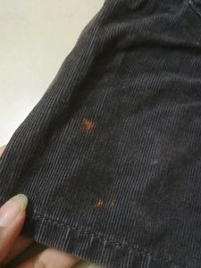 Corduroy Mini Skirt