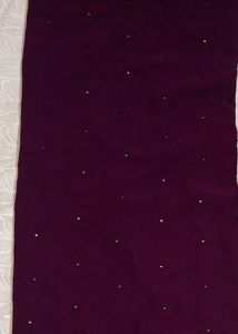 HAND MADE MIRROR WORK SAREE💜