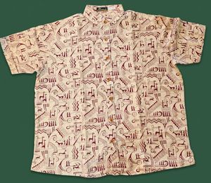 Unique Graphic Print Short Sleeve Shirt