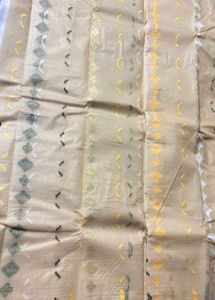 Tant Jamdani Cotton Saree