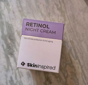 Retinol Night Cream for Anti-Aging
