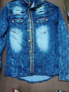 New Unique Denim Shirt
