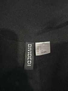 H&amp;M divided Chic Black Mini Dress(S)