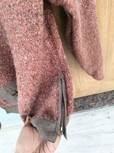 Unique Knit Turtleneck Sweater