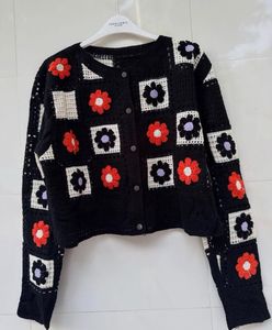 Crochet Flower Cardigan