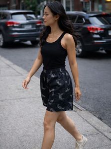 Fish Pattern Cotton Shorts